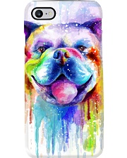 BullDog Poster Flow Art V2 Phone Case thumbnail