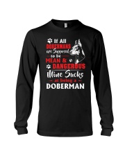 doberman Hoodie At Being A Doberman Long Sleeve Tee thumbnail