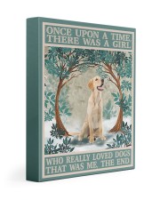 Labrador once upon a time 11x14 Gallery Wrapped Canvas Prints thumbnail