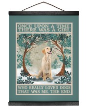 Labrador once upon a time 16x20 Black Hanging Canvas thumbnail