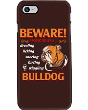 BullDog Hoodie Beware Phone Case thumbnail