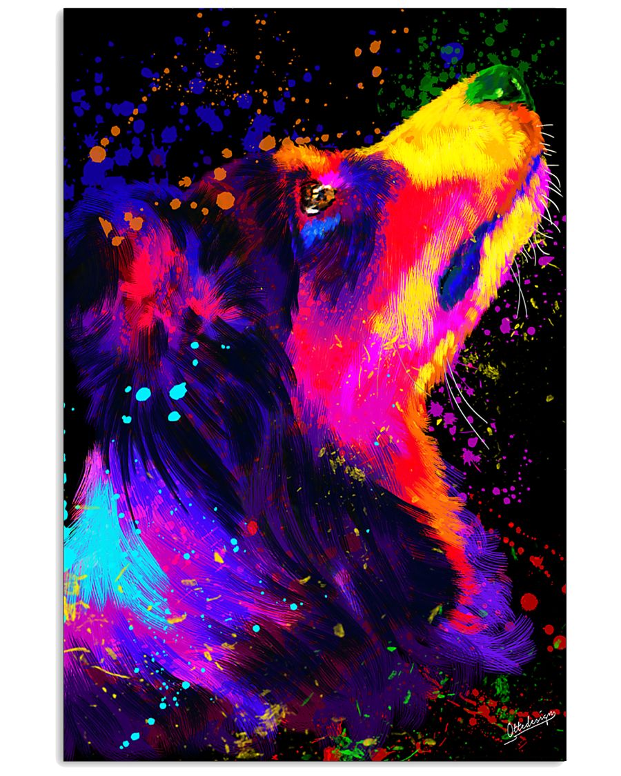 Border Collie Poster Splash 11x17 Poster