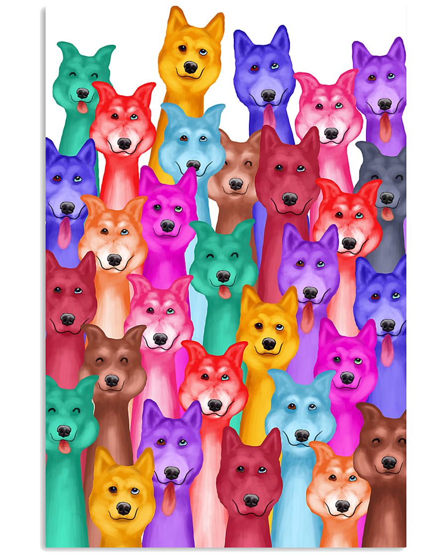 Husky Painting 24x36 Poster