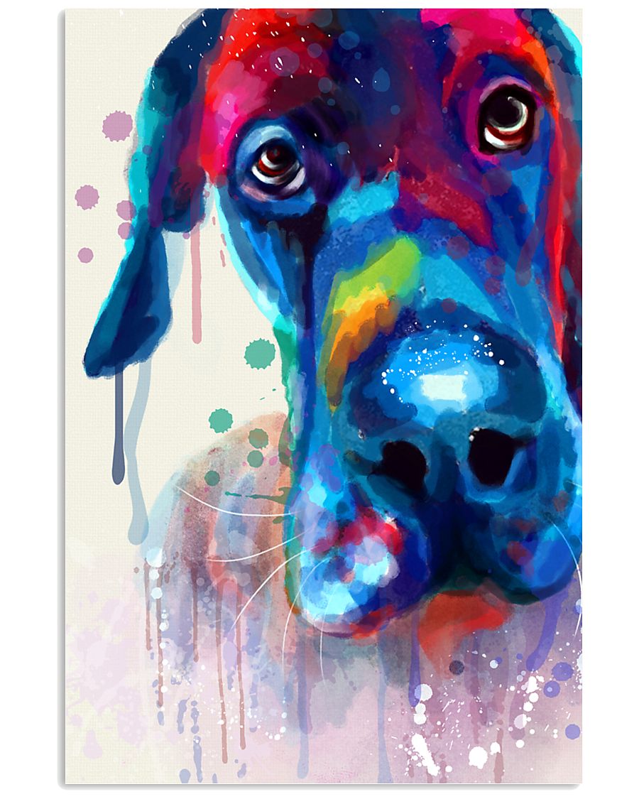 Great Dane color 11x17 Poster