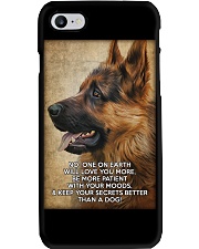 German shepherd poster Phone Case thumbnail