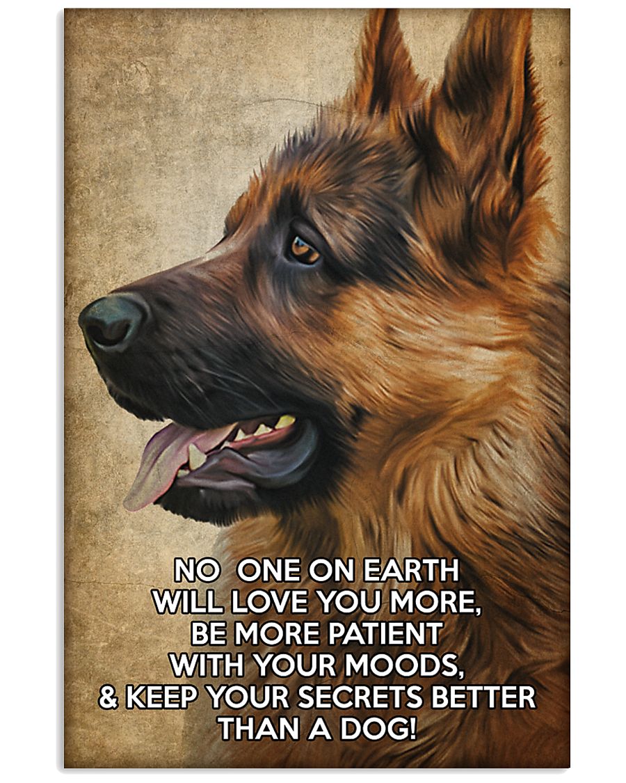 German shepherd poster 11x17 Poster