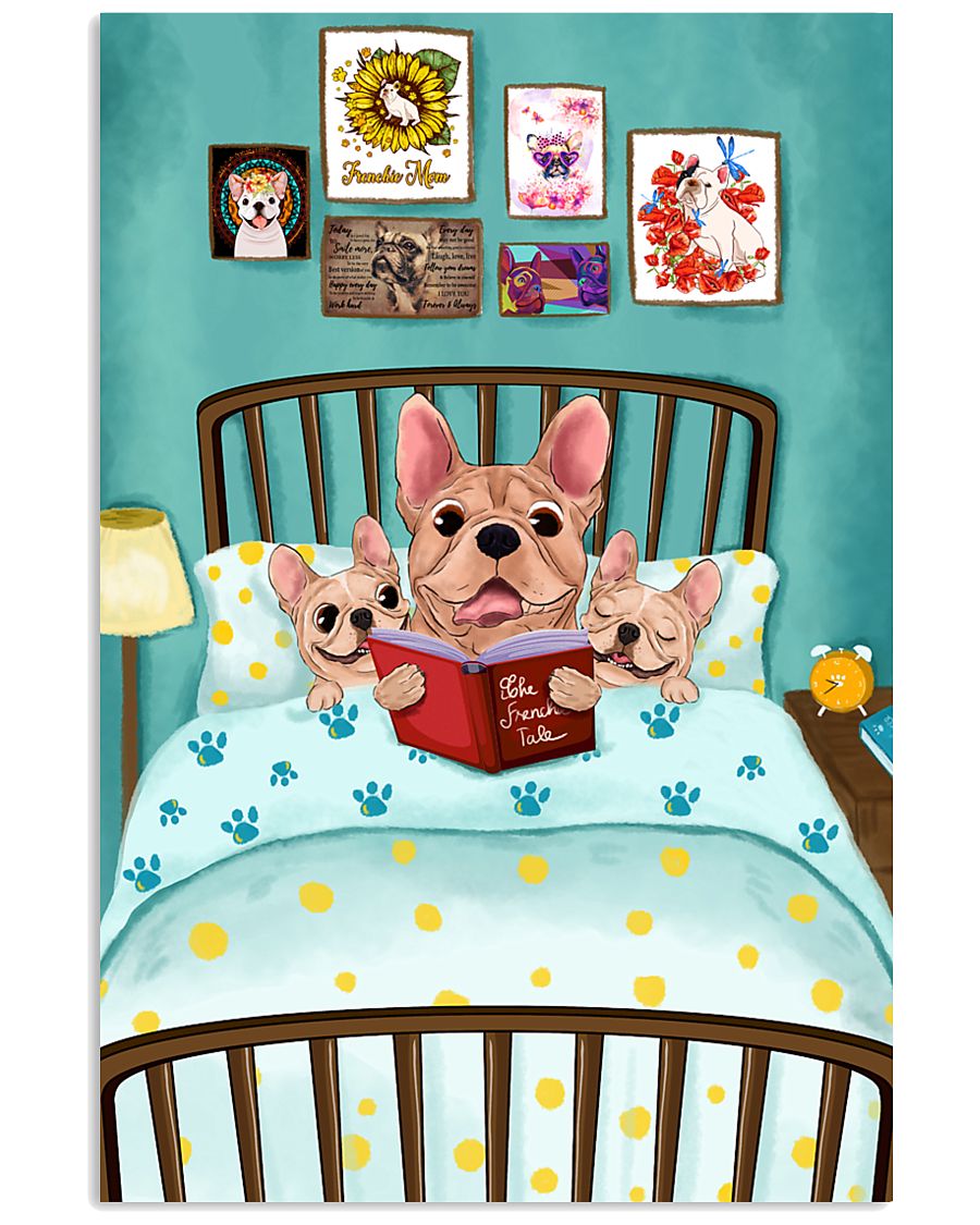 French Bulldog Book 16x24 Poster
