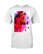 German Shepherd Buterfly Water Color Classic T-Shirt thumbnail