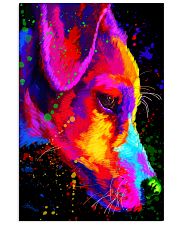 Jack Russell Water Color Art Half Face 11x17 Poster front