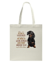 dachshund Beside you Tote Bag thumbnail