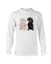 dachshund Beside you Long Sleeve Tee thumbnail