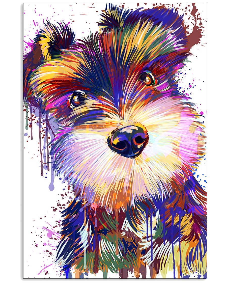 SCHNAUZER POSTER COLORFUL 11x17 Poster