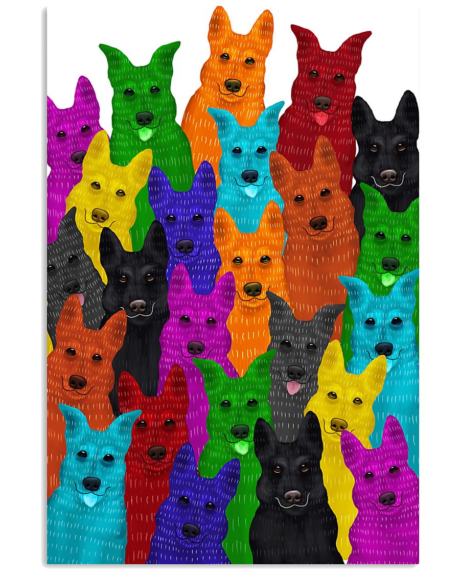 German Shepherd Mullti 11x17 Poster