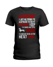 Dachshund Poster Typo Ladies T-Shirt thumbnail