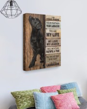Labrador Partner 16x20 Gallery Wrapped Canvas Prints aos-canvas-pgw-16x20-lifestyle-front-02