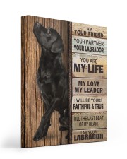 Labrador Partner 16x20 Gallery Wrapped Canvas Prints front