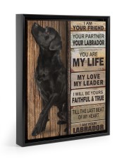 Labrador Partner 11x14 Black Floating Framed Canvas Prints thumbnail