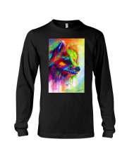 POMERANIAN COLORFUL POSTER Long Sleeve Tee thumbnail