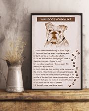BullDog Poster House Rules 11x17 Poster lifestyle-poster-3