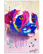 Jack Russell Water Color Art Face Art 11x17 Poster front