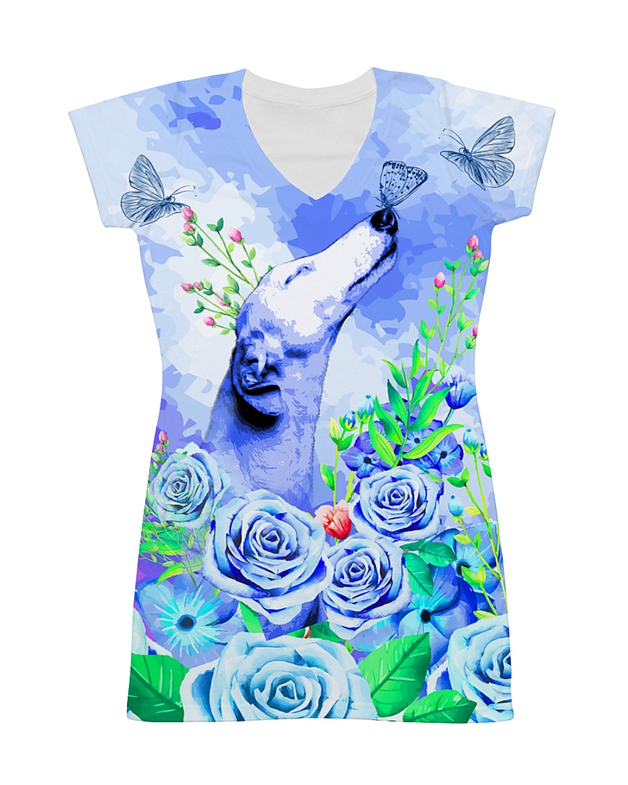 Greyhound Love Garden All-over Dress