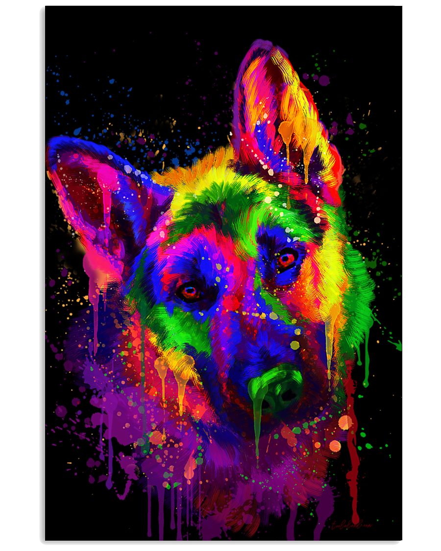 German shepherd color 16x24 Poster