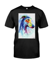Greyhound Water Color Art Splash Z123 Classic T-Shirt thumbnail