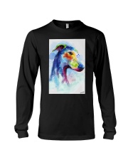 Greyhound Water Color Art Splash Z123 Long Sleeve Tee thumbnail
