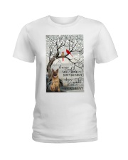 German Sherpherd They walk beside us every day Ladies T-Shirt thumbnail