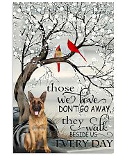 German Sherpherd They walk beside us every day 24x36 Poster front