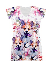 Corgi flower All-over Dress thumbnail