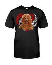 Poodle Dog Heart Classic T-Shirt tile