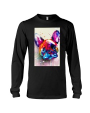 French bulldog Face Art Flow C10 Long Sleeve Tee thumbnail