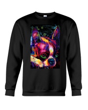 Boston Terrier Poster Face Art Crewneck Sweatshirt thumbnail