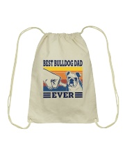 Bulldog Dad Drawstring Bag tile