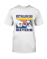 Bulldog Dad Classic T-Shirt front