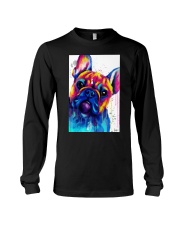 French bulldog Face Art B10 Long Sleeve Tee thumbnail