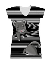 Chinchilla line All-over Dress front