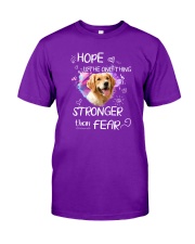 Golden Retriever hope Classic T-Shirt tile