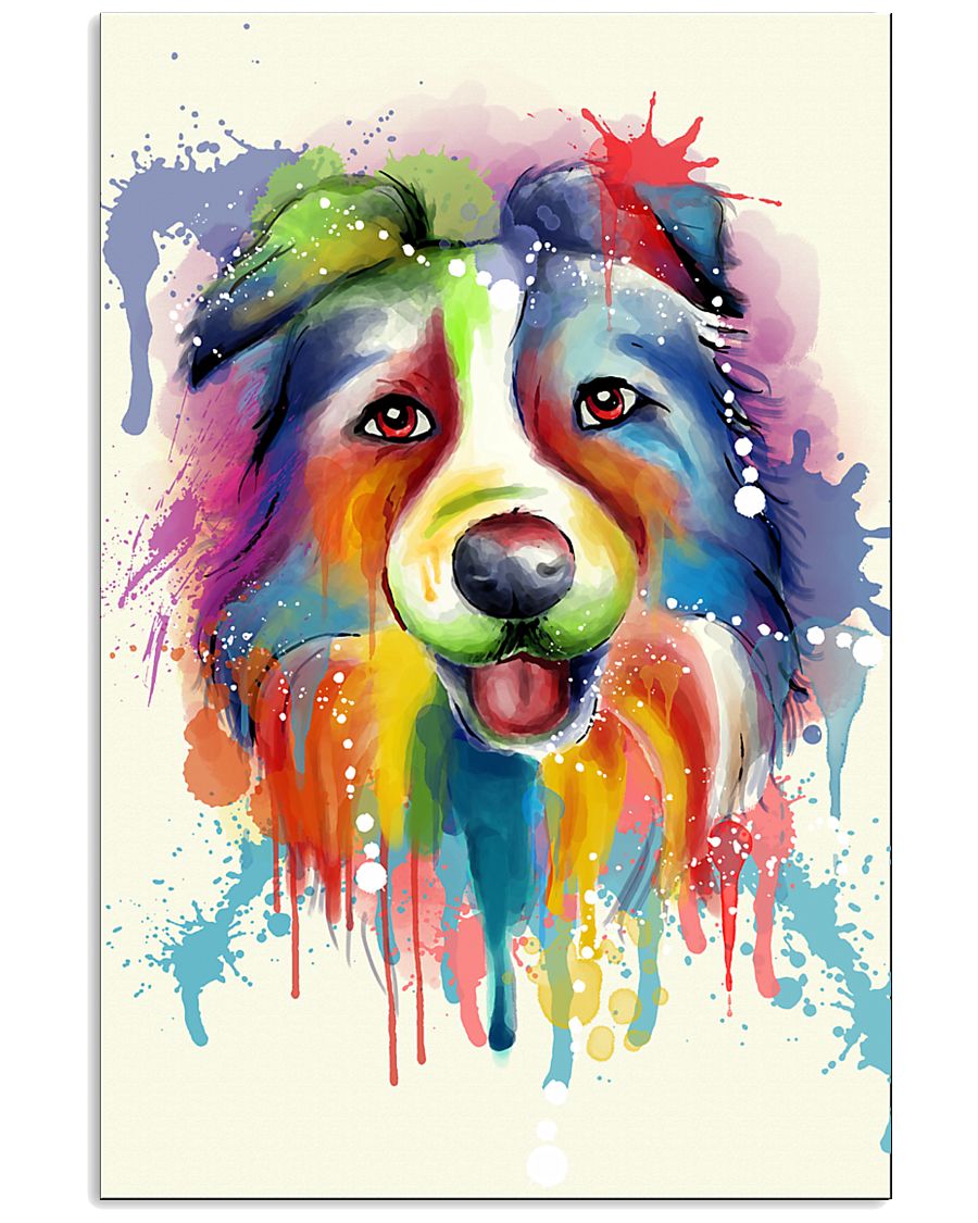 Border Collie Poster Flow 11x17 Poster