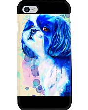 SHIH TZU COLORFUL SAD EYES POSTER Phone Case thumbnail
