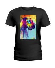 Great Dane Water Color Art Flow R10 Ladies T-Shirt thumbnail