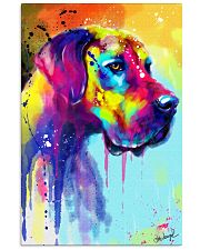 Great Dane Water Color Art Flow R10 11x17 Poster front