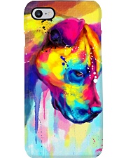 PITBULL COLORFUL POSTER Phone Case thumbnail
