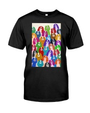Cavalier Poster Multi-dog Classic T-Shirt thumbnail