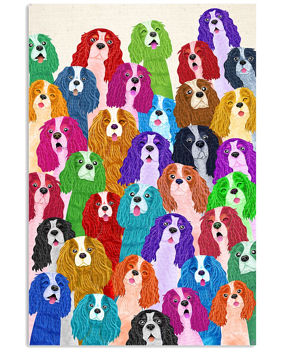 Cavalier Poster Multi-dog 24x36 Poster
