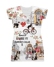 Home Is Where My Border collie Is All-over Dress front