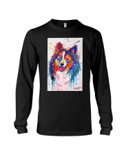 Sheltie Water Color Phone Case Long Sleeve Tee thumbnail