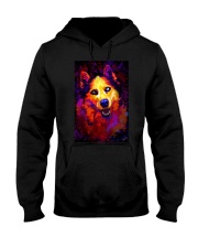 Husky Water Color Art Smile C3 Hooded Sweatshirt thumbnail