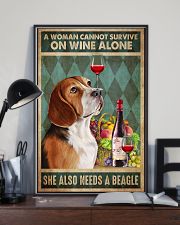 Beagle Wine 24x36 Poster lifestyle-poster-2